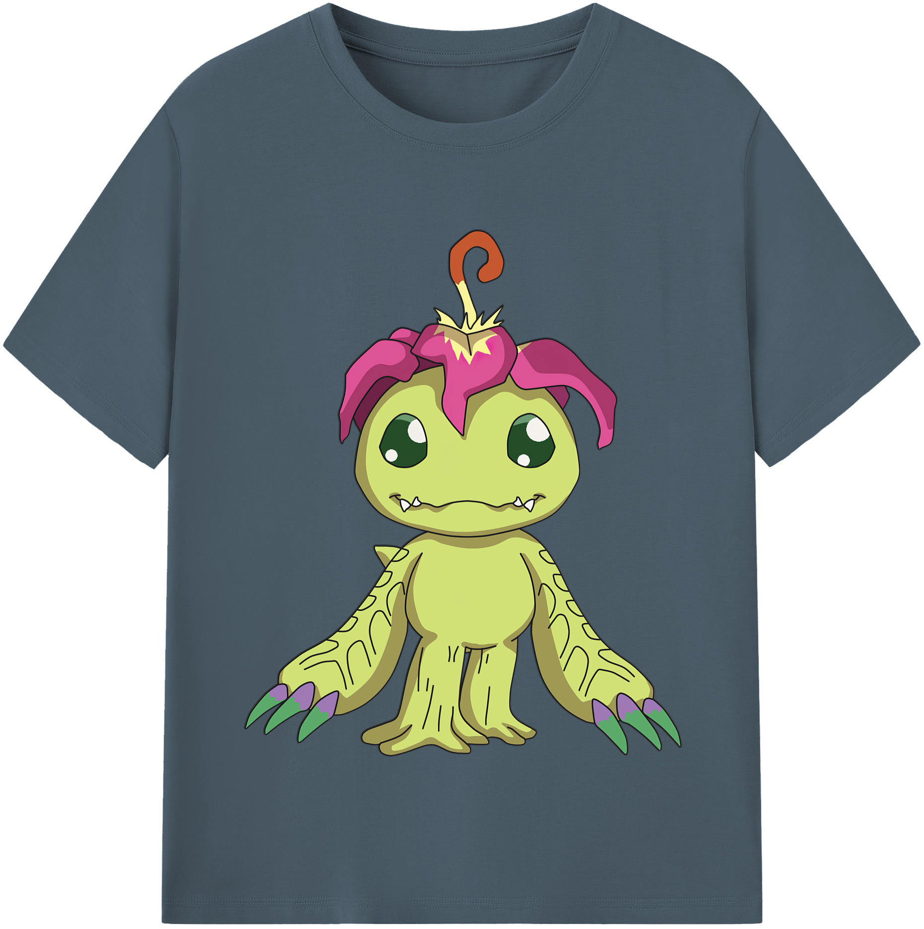 （画像用） Digimon デジタルモンスター/デジモン 綿100％半袖Tシャツ（フロントプリント）